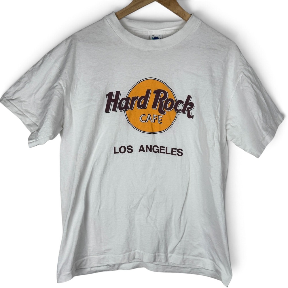 Hard Rock Cafe T Shirt Size Large Vintage 90s Single Stitch Los Angeles USA Made